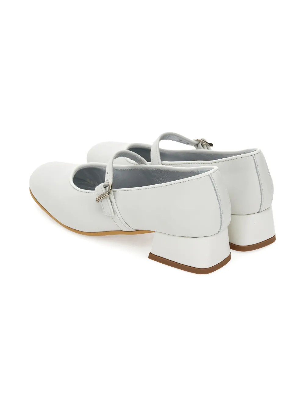 Monnalisa Ballerina's met gesp Wit