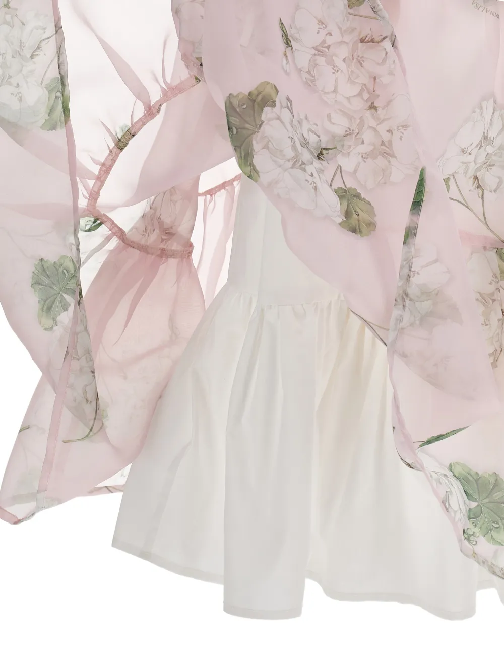 Monnalisa Jurk met bloemenprint Roze