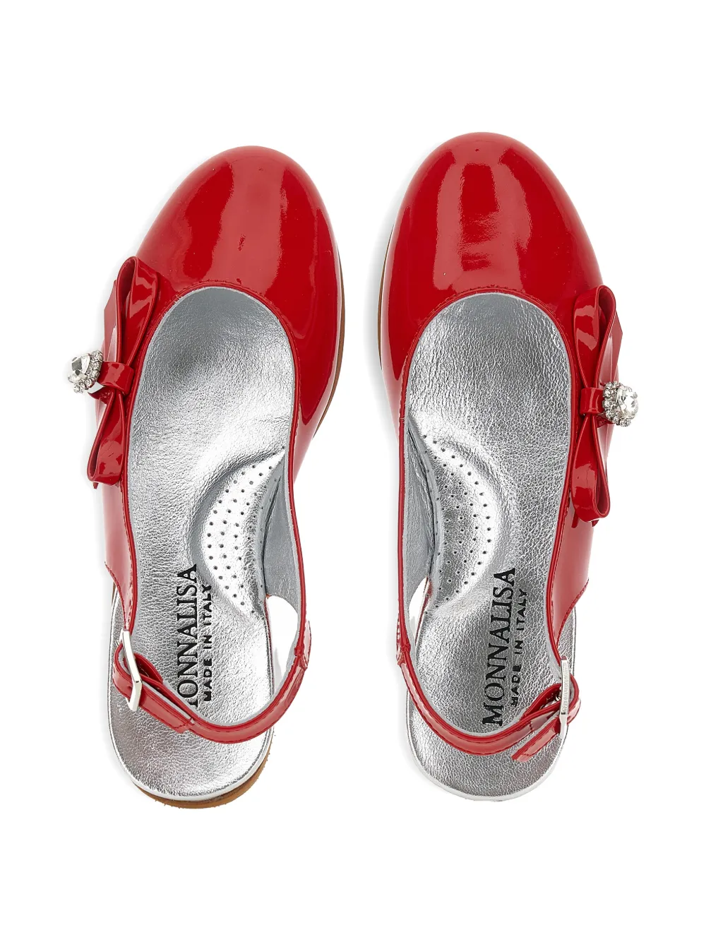 Monnalisa Sandalen met strikdetail Rood