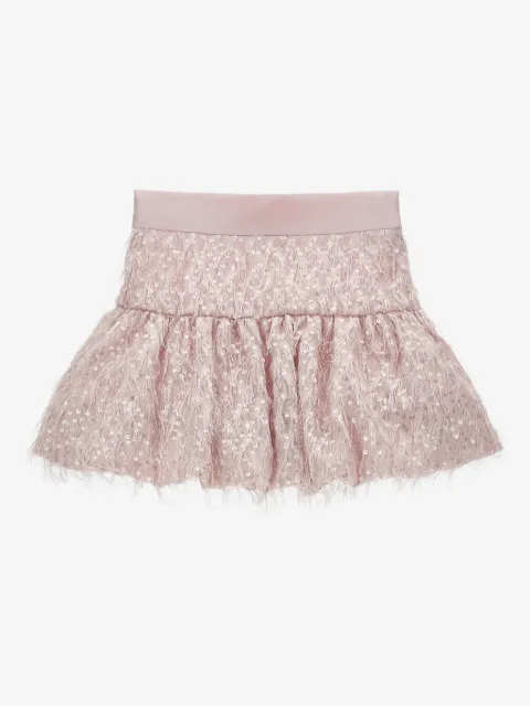 Monnalisa sequin-embellished skirt
