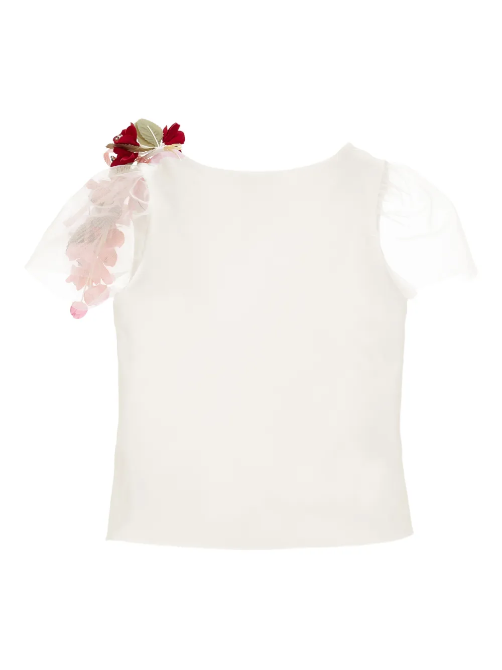 Monnalisa Shirt met ruches Wit