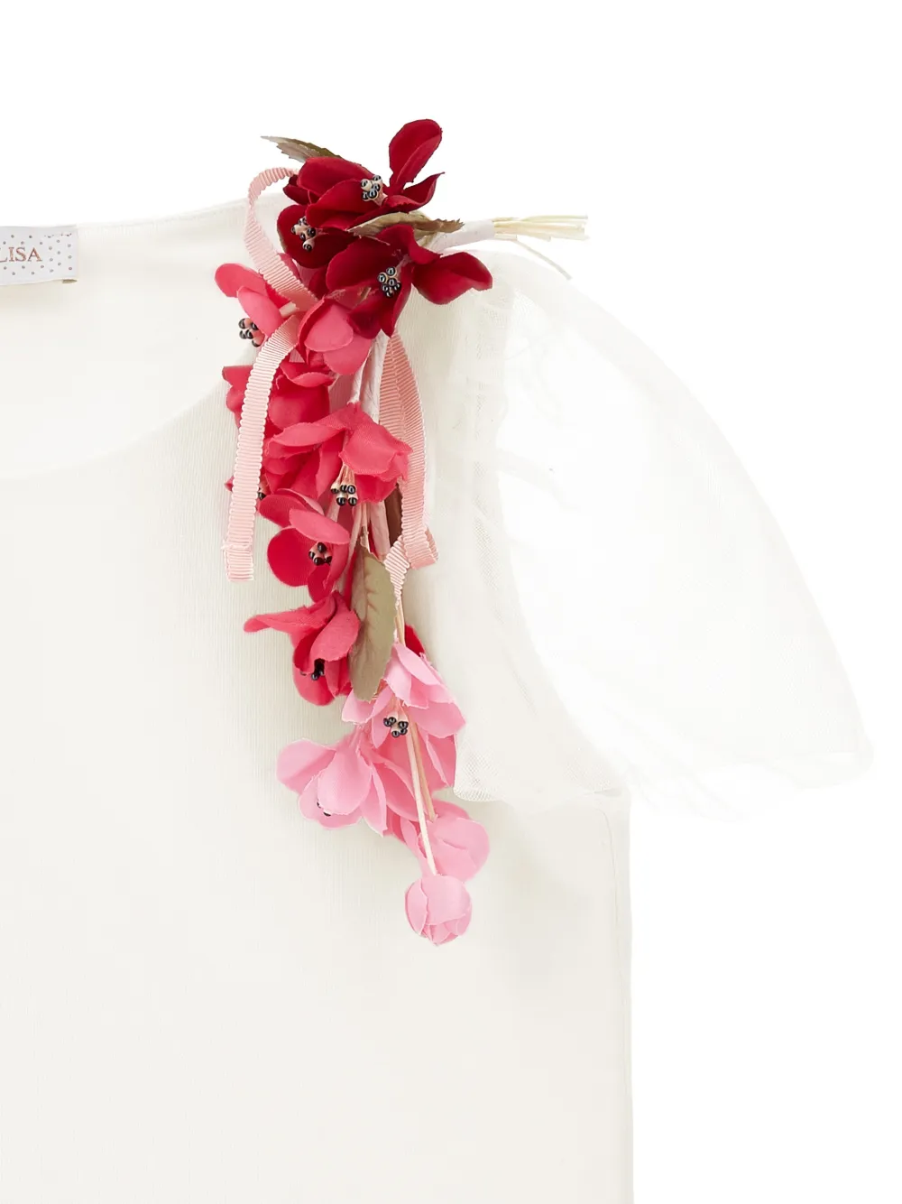 Monnalisa Shirt met ruches Wit