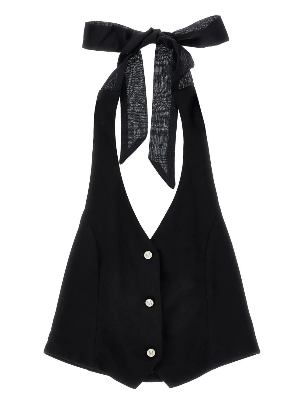 Monnalisa Blusa con bottoni - Nero