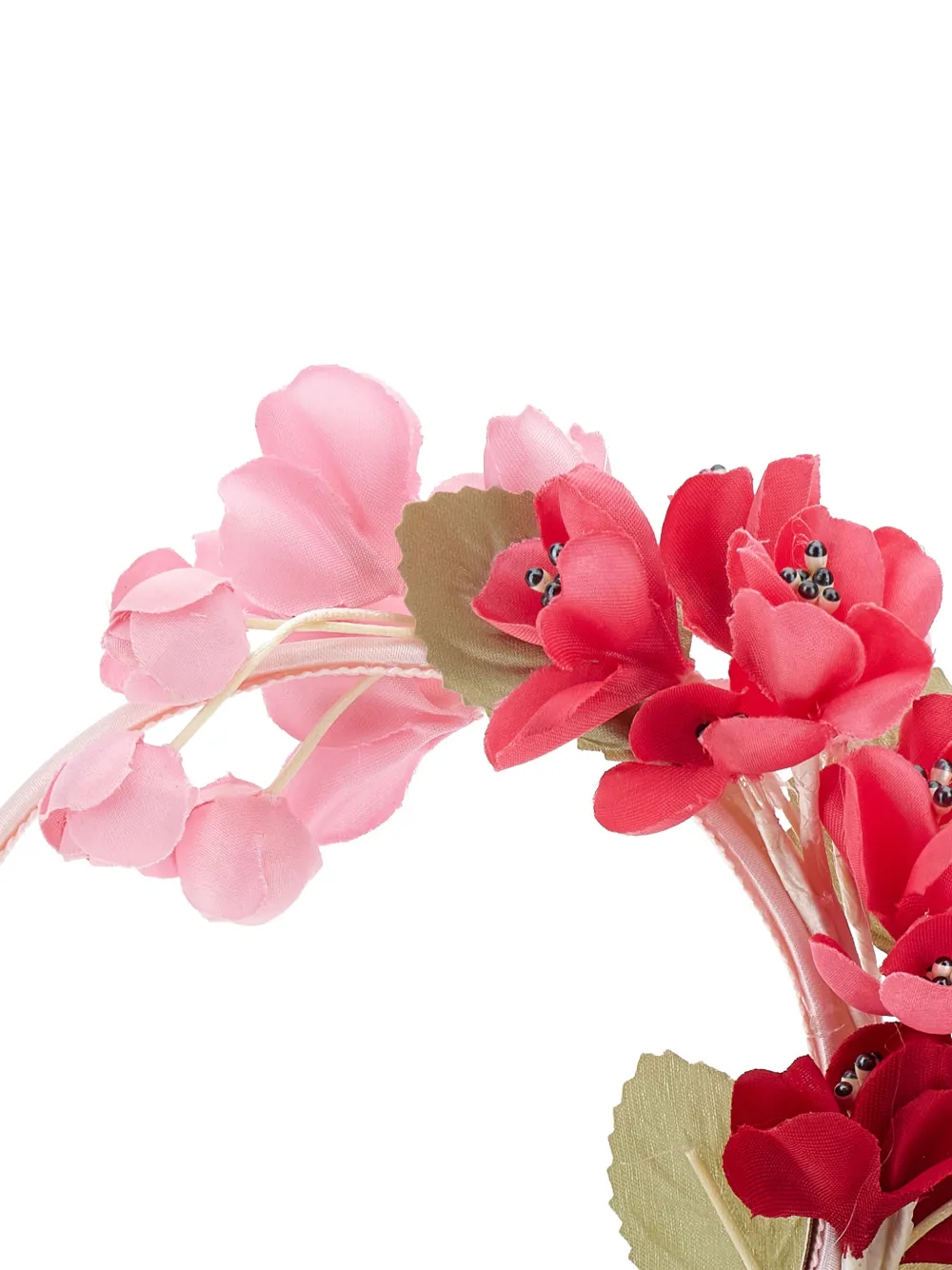 Monnalisa Haaraccessoire verfraaid met bloemen Rood