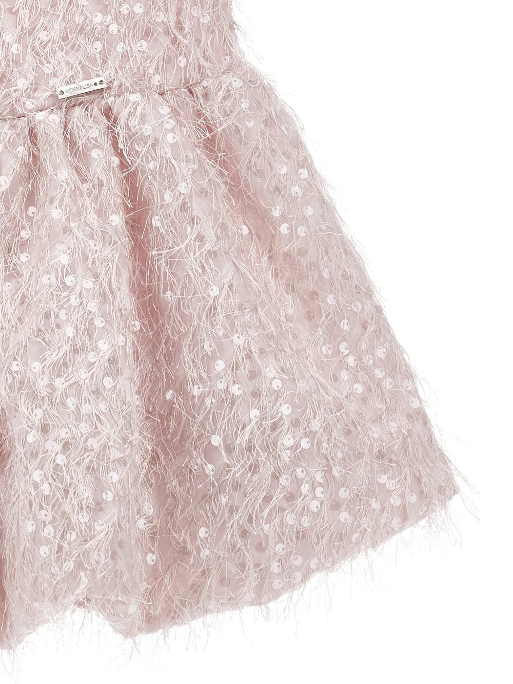 Monnalisa Jurk met pailletten Roze