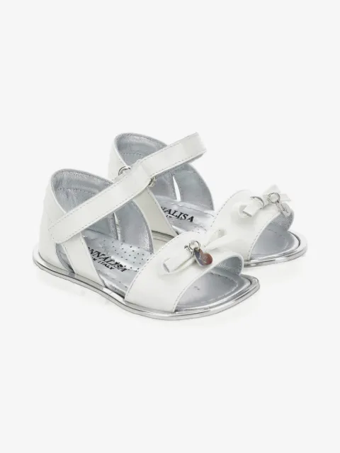 Monnalisa bow-detail sandals