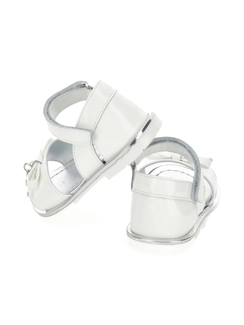 Monnalisa Sandalen met strikdetail Wit