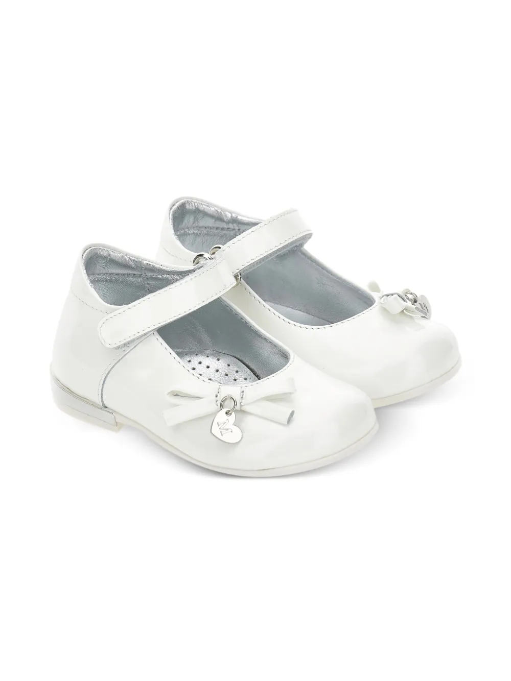 Monnalisa Ballerine con fiocco - Bianco