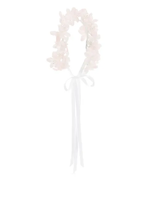 Monnalisa floral beaded hair accessory