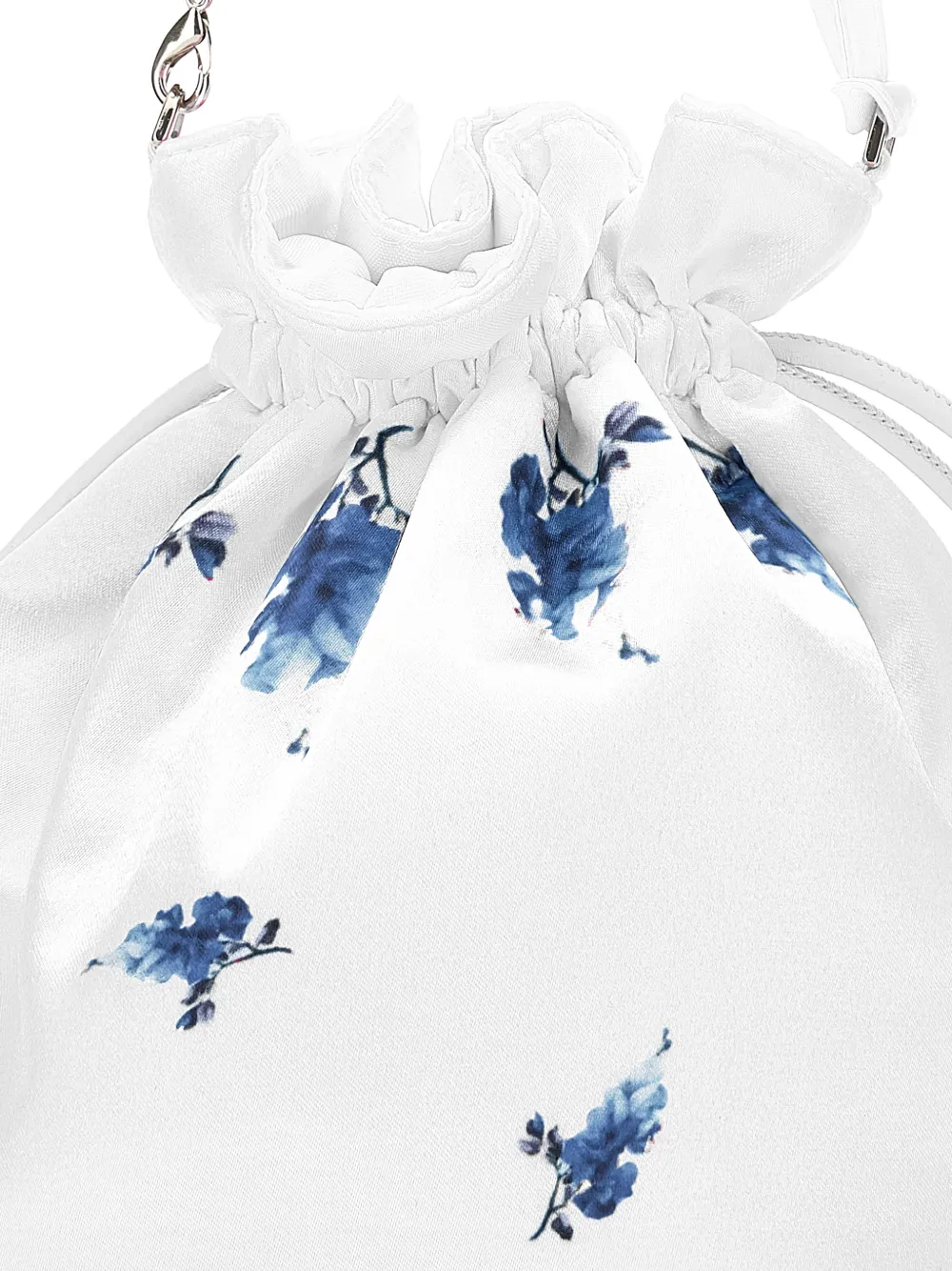  Monnalisa Floral Drawstring Bag - White 