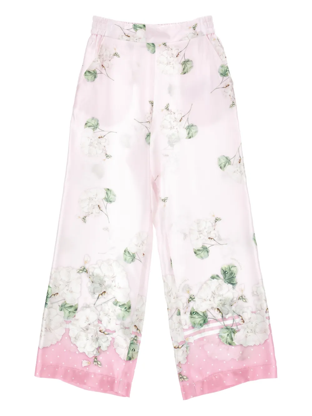 Monnalisa Pantaloni a fiori - Rosa