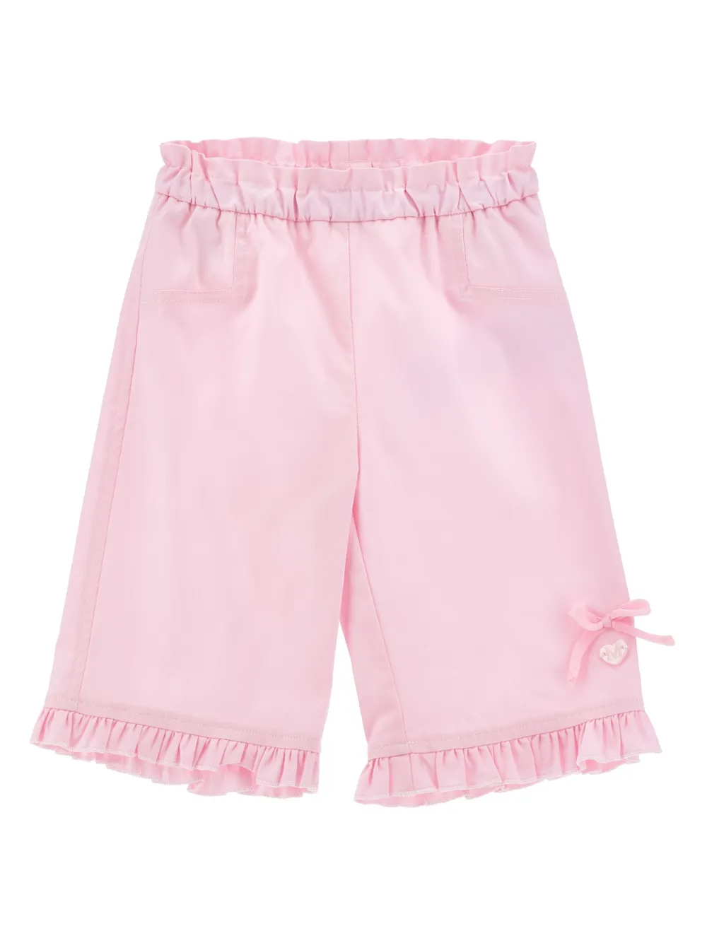 Monnalisa Pantaloni con ruches - Rosa