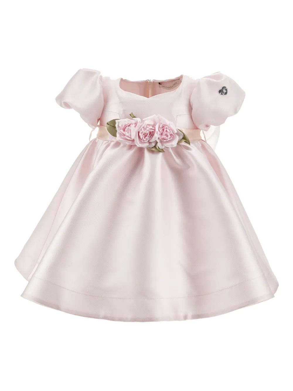 Monnalisa bow floral dress - Pink
