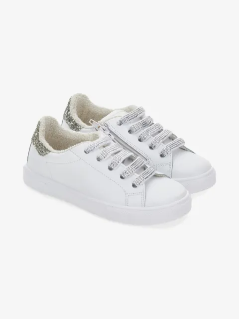 Monnalisa glitter embellished trainers