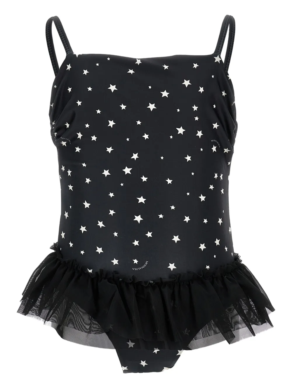 Monnalisa Costume da bagno con stampa - Nero