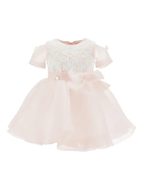 Monnalisa vestido con moño de encaje