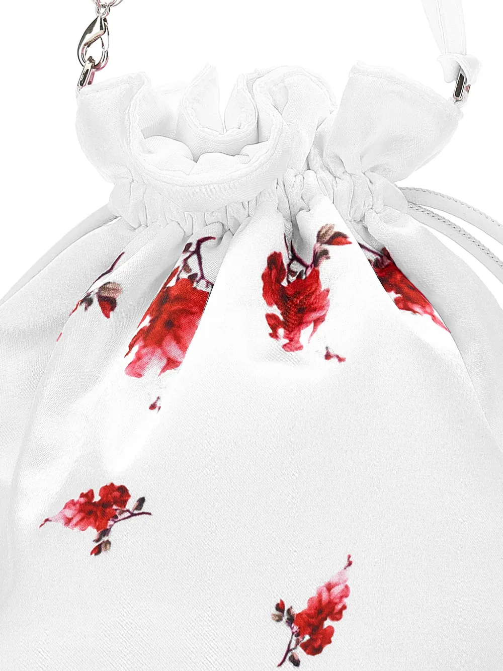 Floral Drawstring Bag