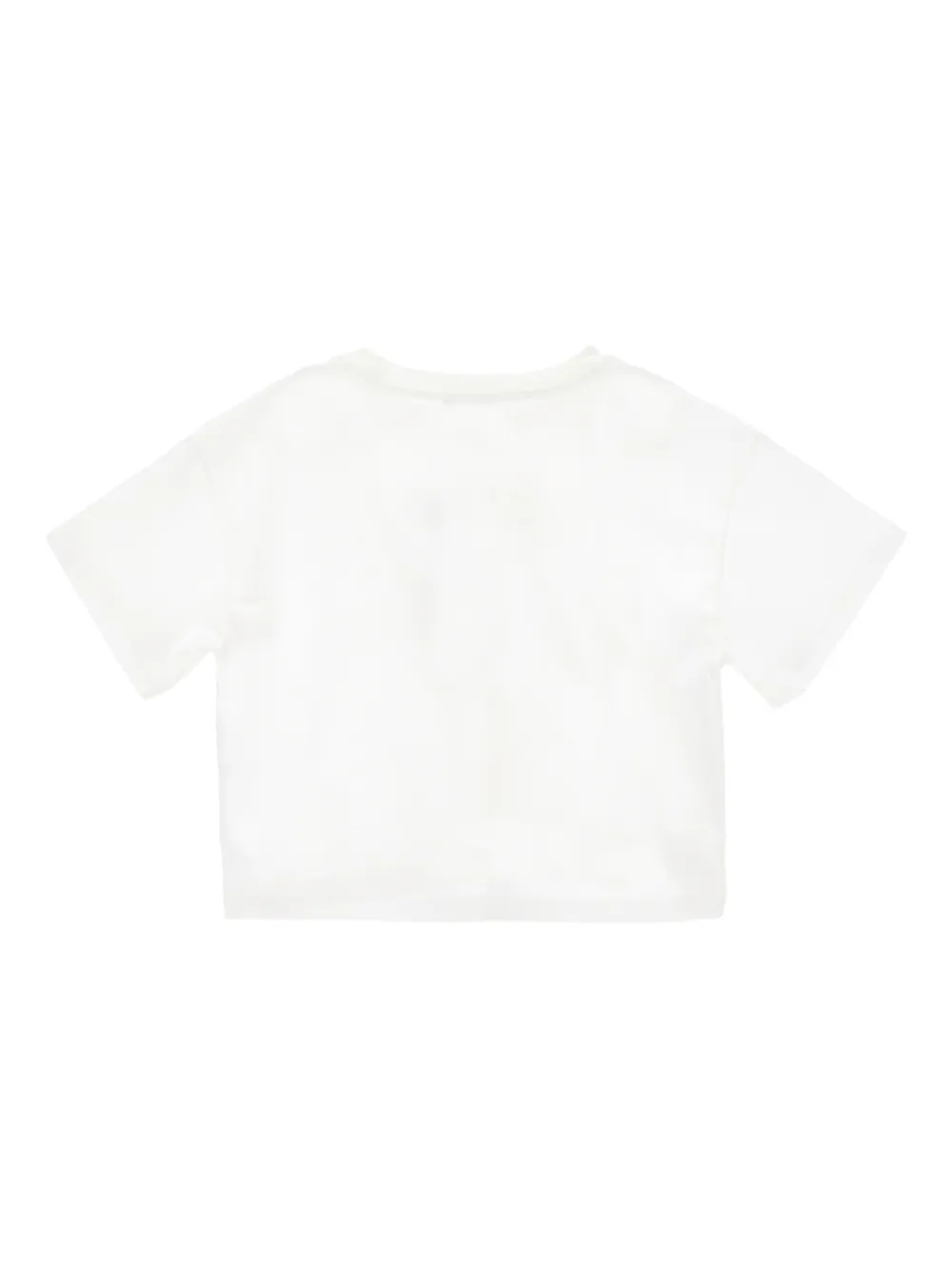 Monnalisa T-shirt met vlinderprint Wit