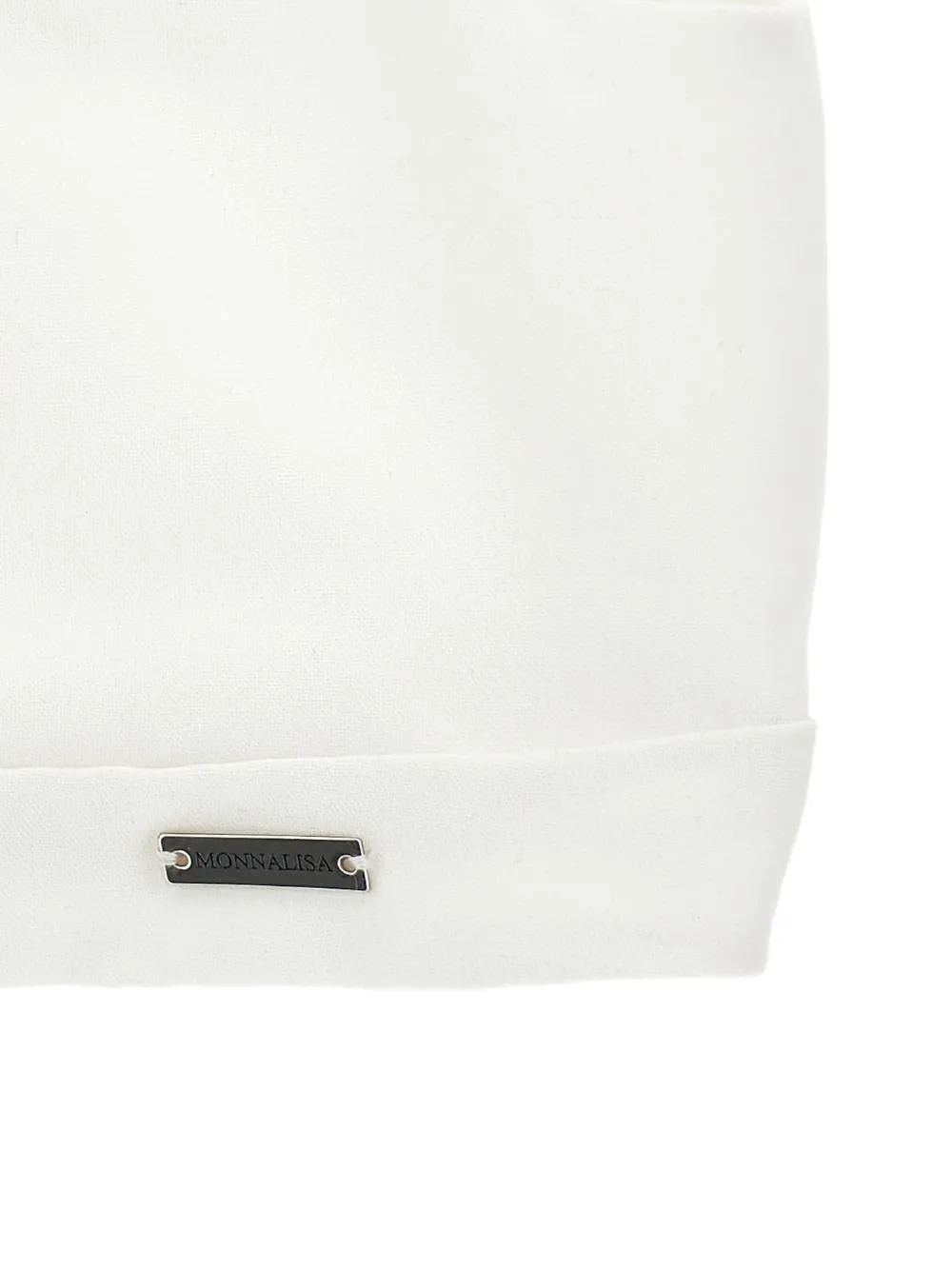  Monnalisa Buttoned Top - White 