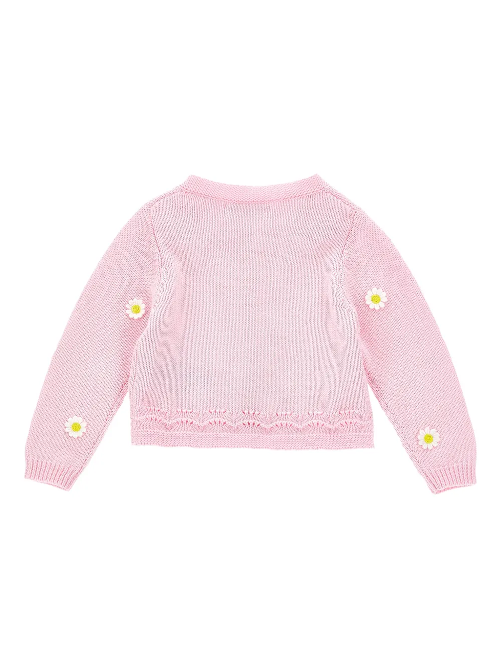 Daisy-Embellishment Cardigan
