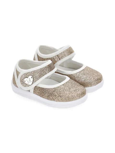 Monnalisa flats con aplique de corazón