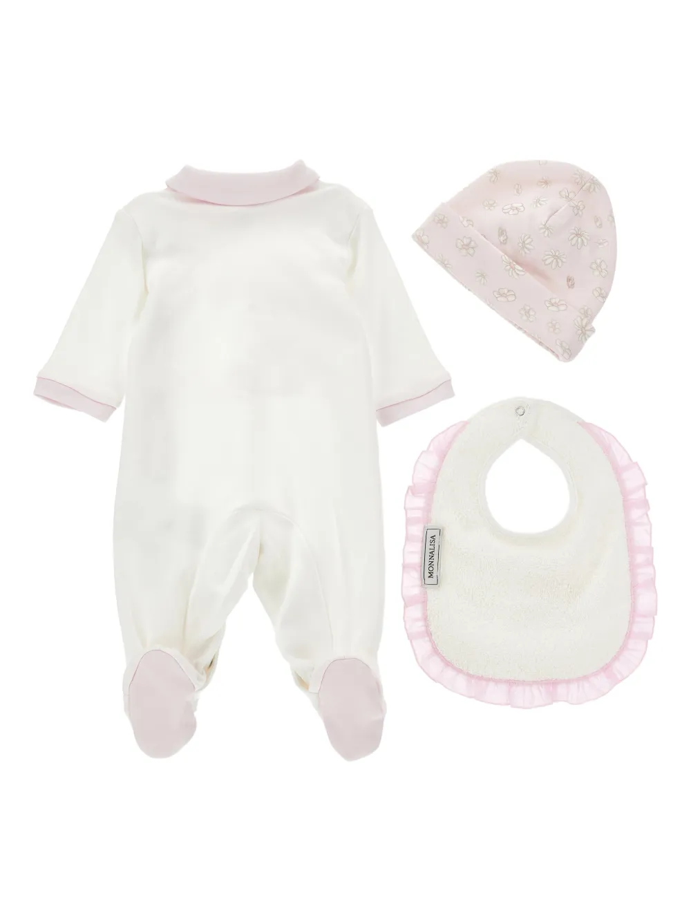 Monnalisa Romper met print Wit
