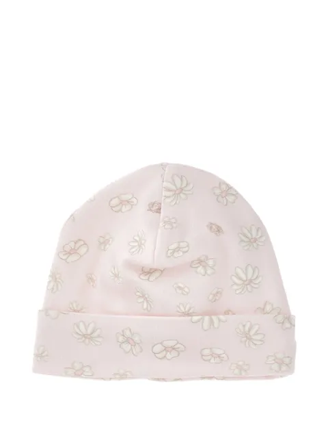 Monnalisa floral-print beanie hat