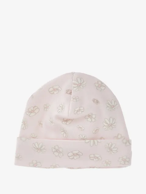 Monnalisa floral-print beanie hat