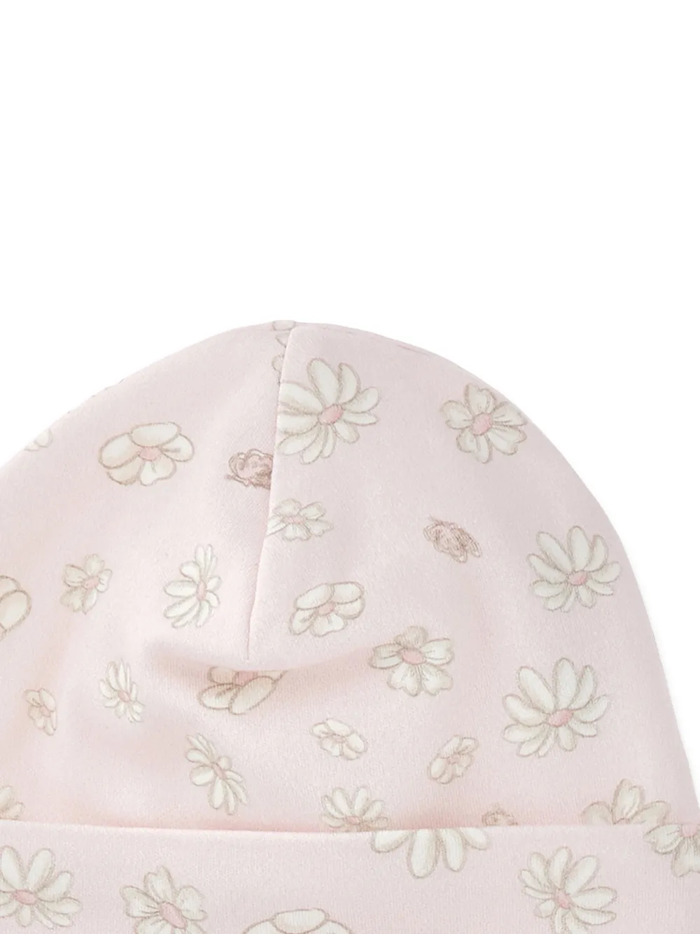 Monnalisa Gorro Con Estampado Floral - Rosa 