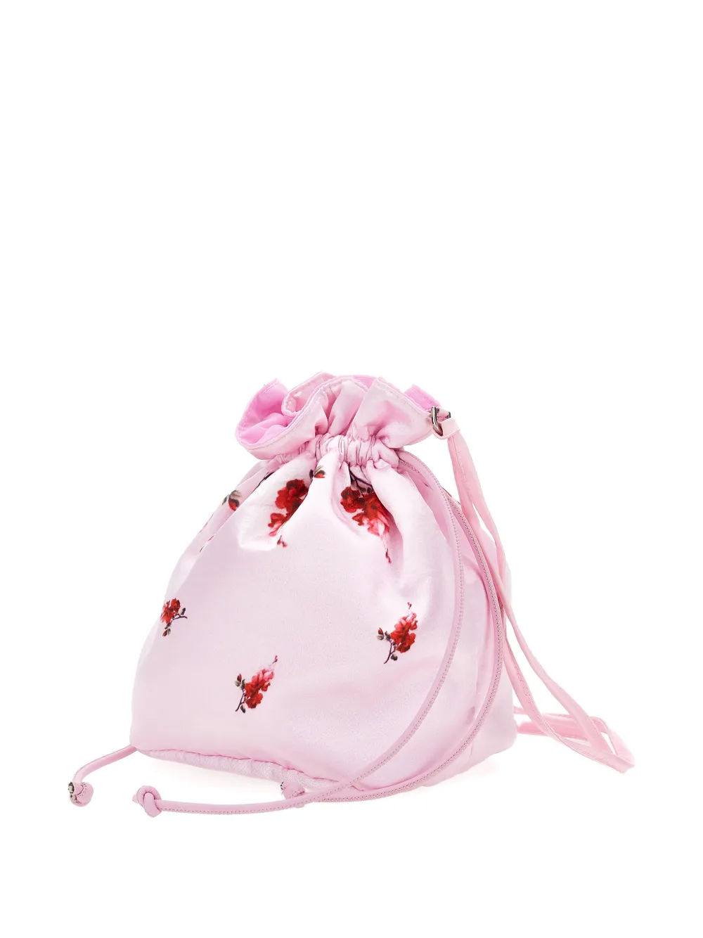  Monnalisa Floral Drawstring Bag - Pink 