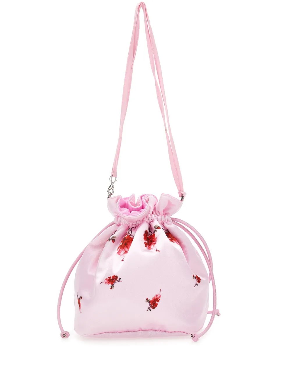 Monnalisa Borsa a fiori con coulisse - Rosa