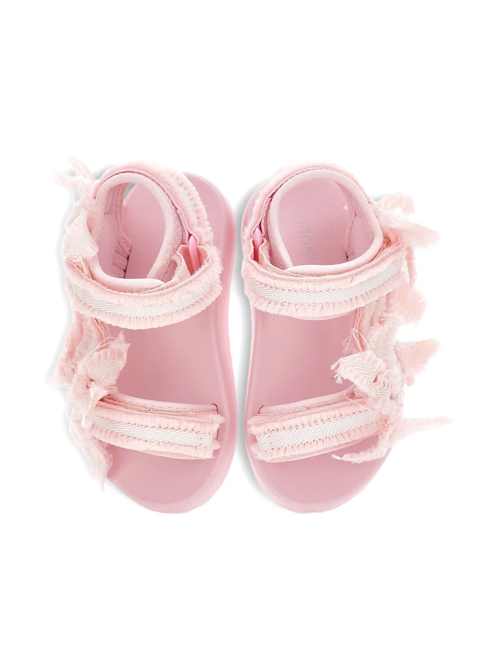 Monnalisa Sandalen met franje strik Roze
