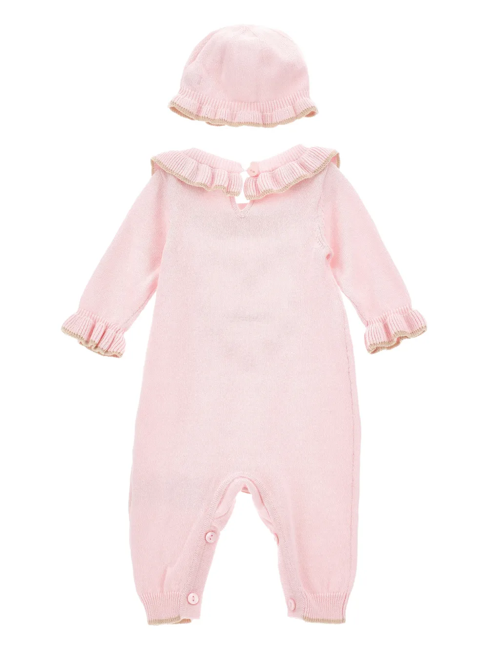 Ruffled Floral Babygrow Set
