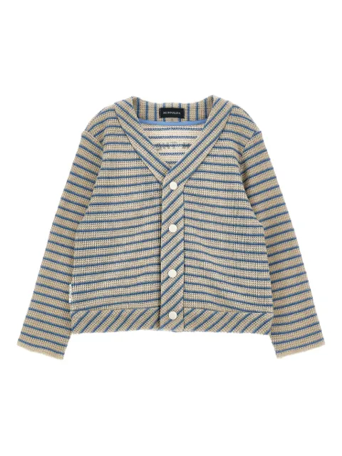 Monnalisa striped buttoned cardigan