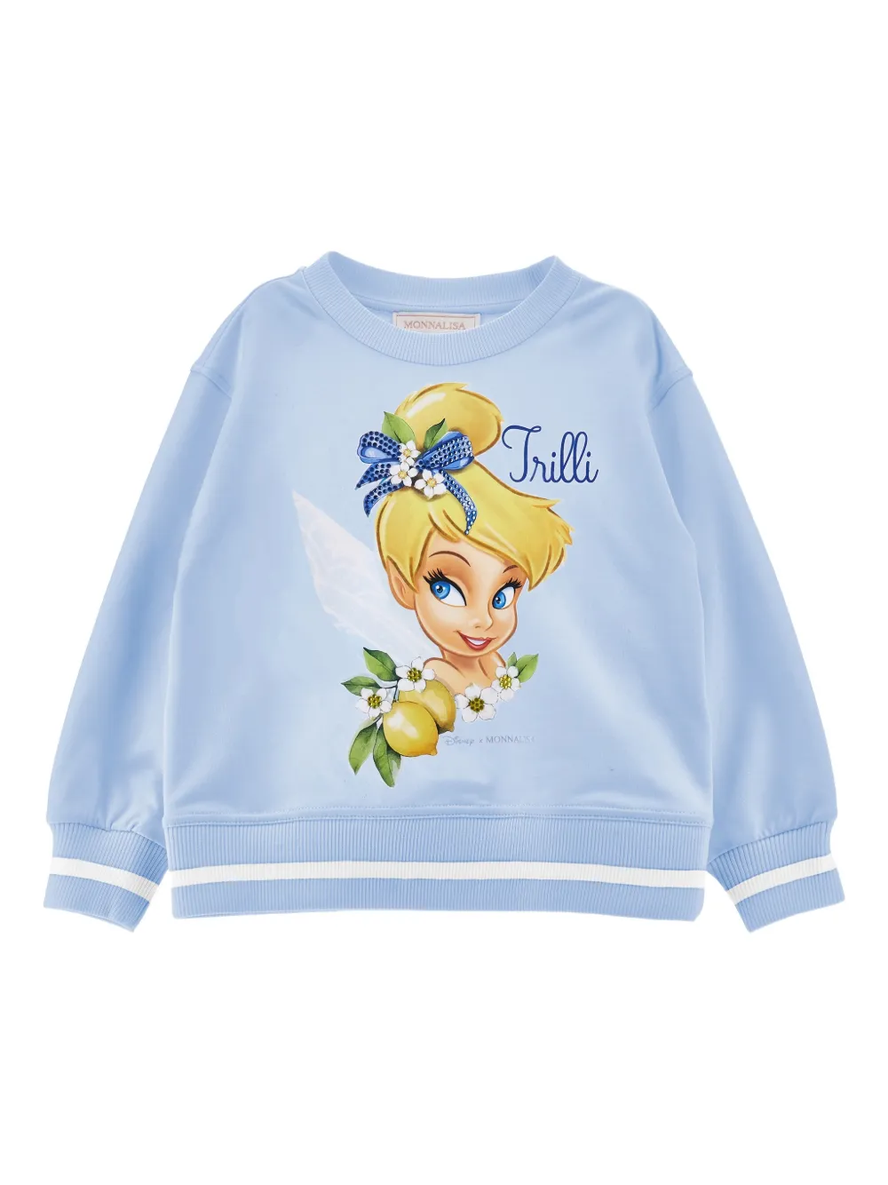 Monnalisa character-print sweatshirt - Blue