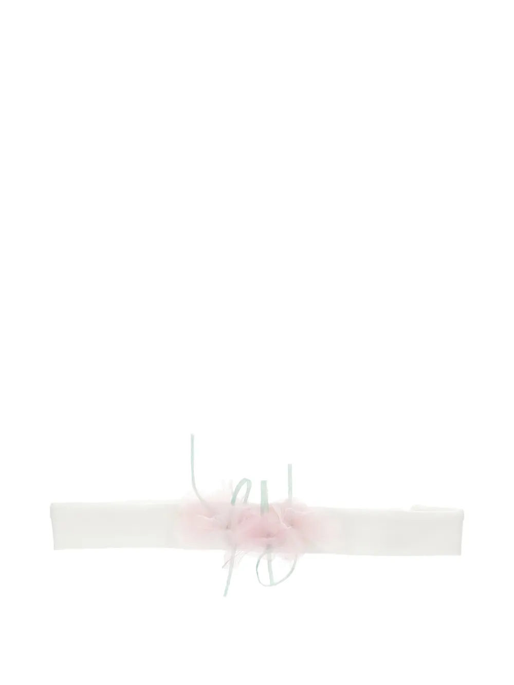 Monnalisa Cerchietto a fiori - Bianco