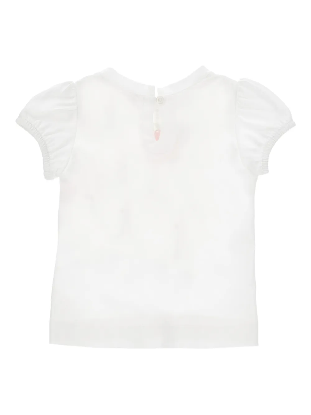  Monnalisa Strawberry-print T-shirt - White 
