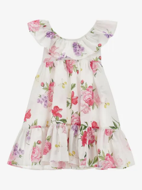 Monnalisa vestido midi con motivo floral