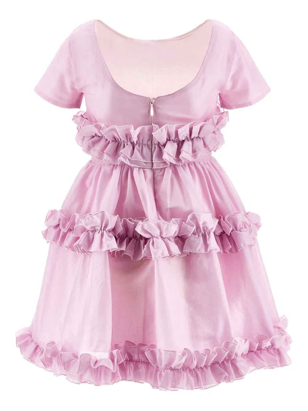 Monnalisa Jurk met ruches Roze