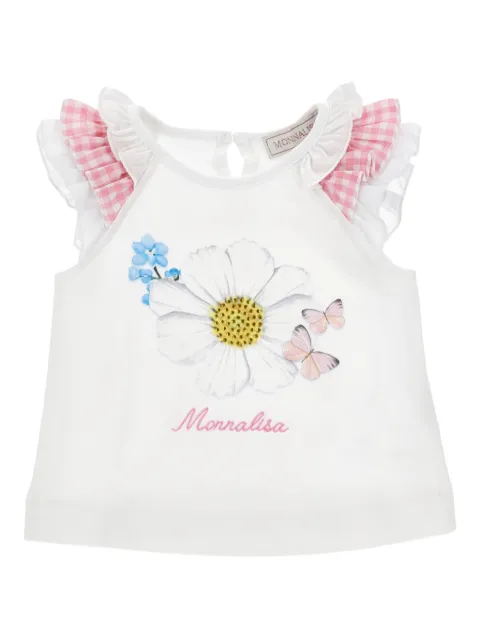 Monnalisa floral-print T-shirt