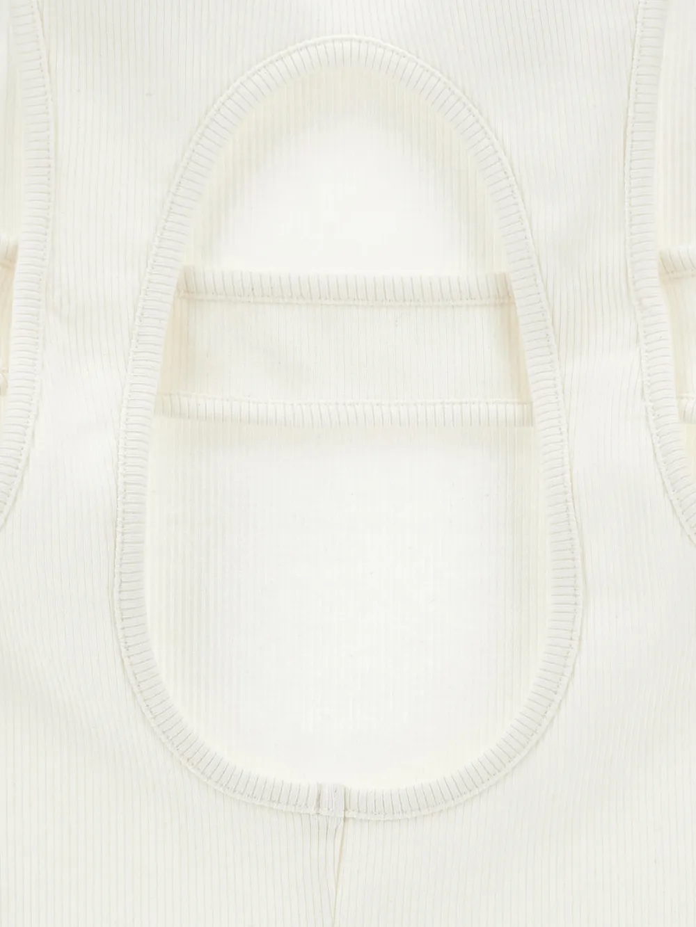 Cut-Out Ribbed Top