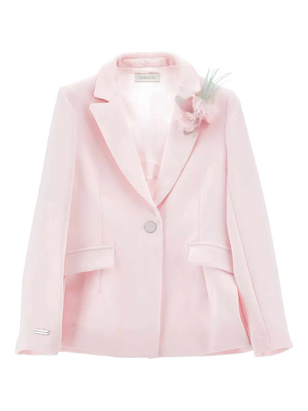 Monnalisa Blazer con applicazione - Rosa
