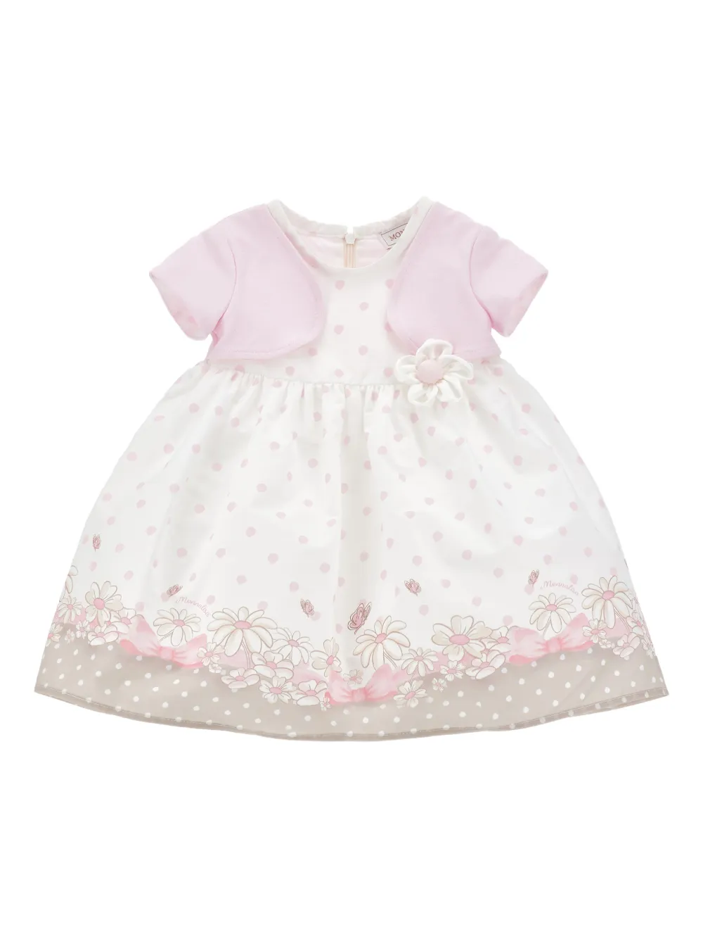 Monnalisa Abito a pois - Bianco