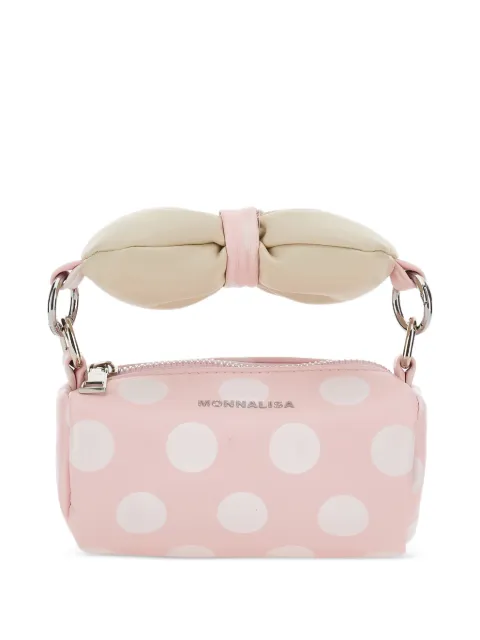 Monnalisa polka-dot bow bag