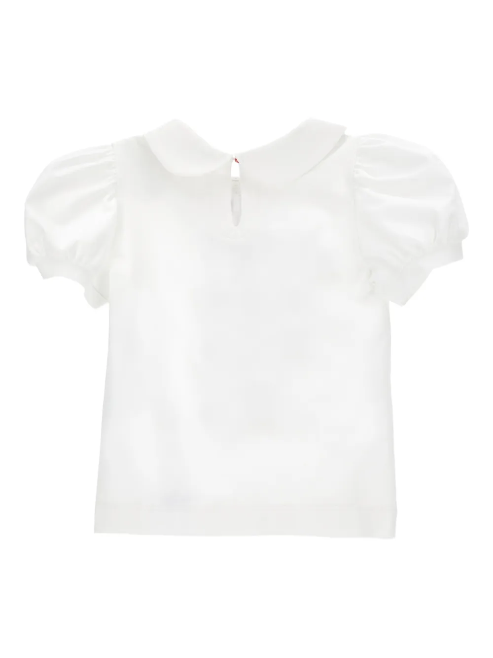  Monnalisa Ruffled Top - White 