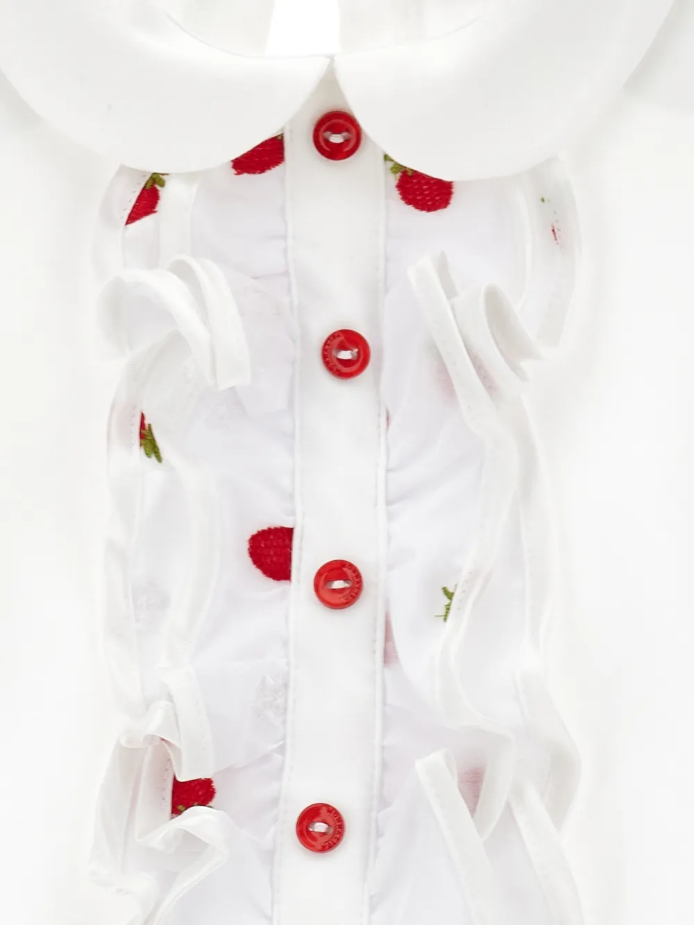  Monnalisa Ruffled Top - White 