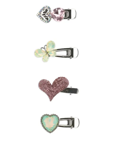 Monnalisa heart butterfly hair accessories