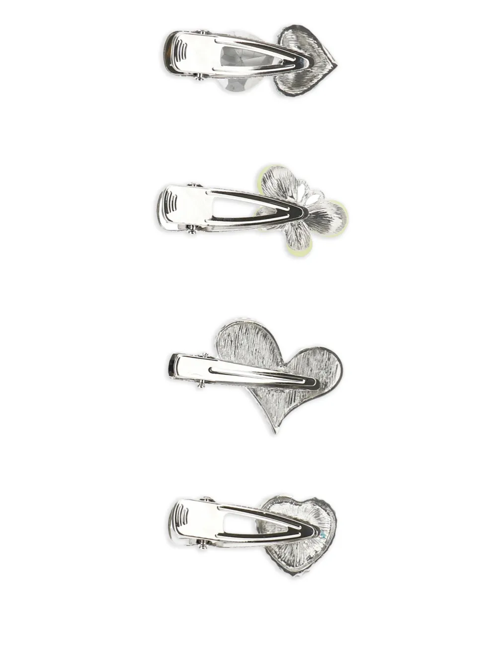  Monnalisa Accessoires Pour Cheveux à Design Cœur Et Papillon - Argent 