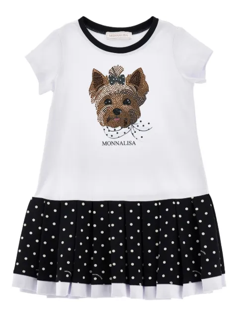 Monnalisa vestido con motivo de lunares