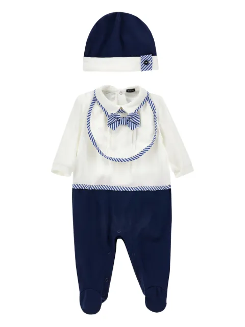 Monnalisa striped babygrow set